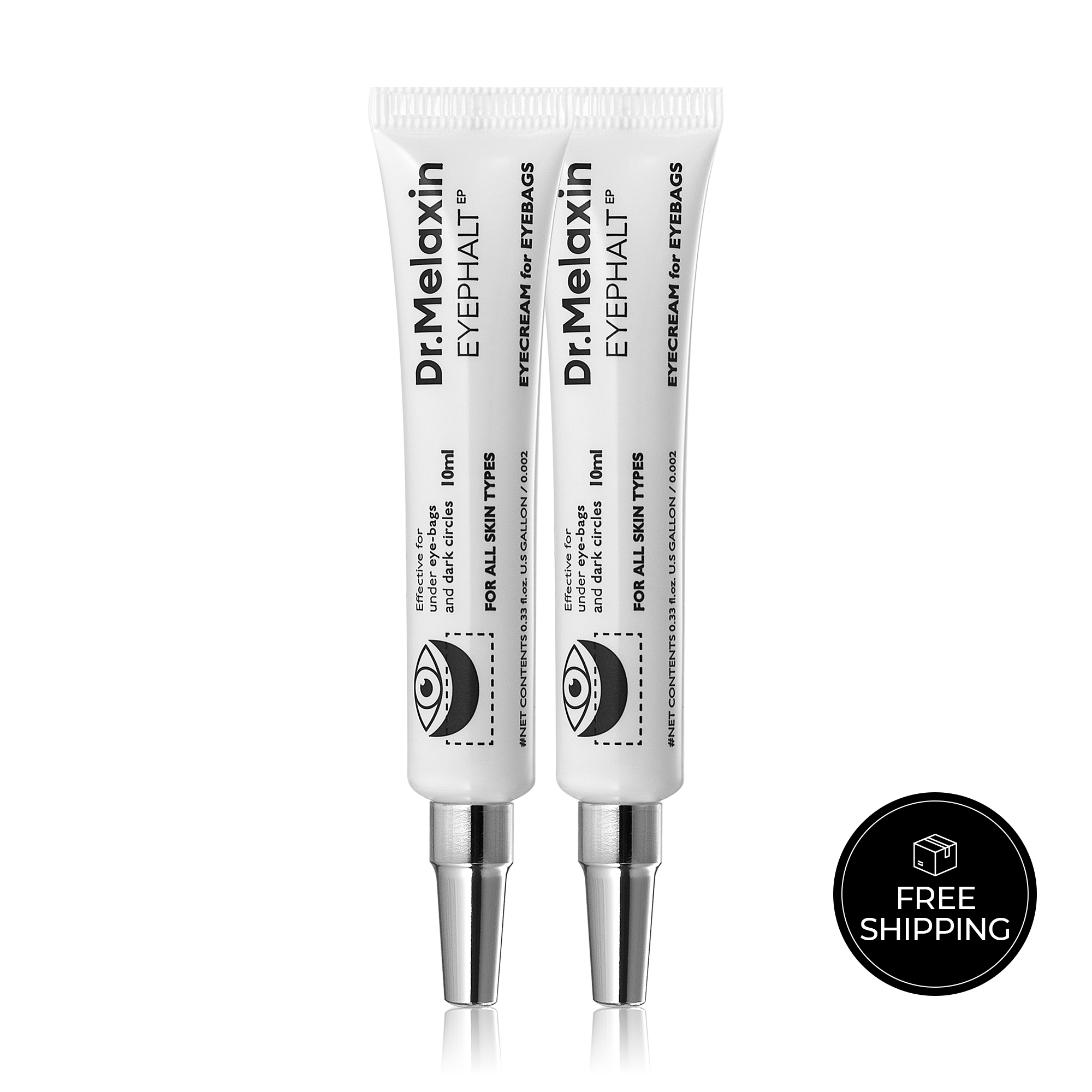 Dr.Melaxin アイファルトアイバッククリーム 10ml 2本＋おまけ アイファルトアイバッククリーム 10g