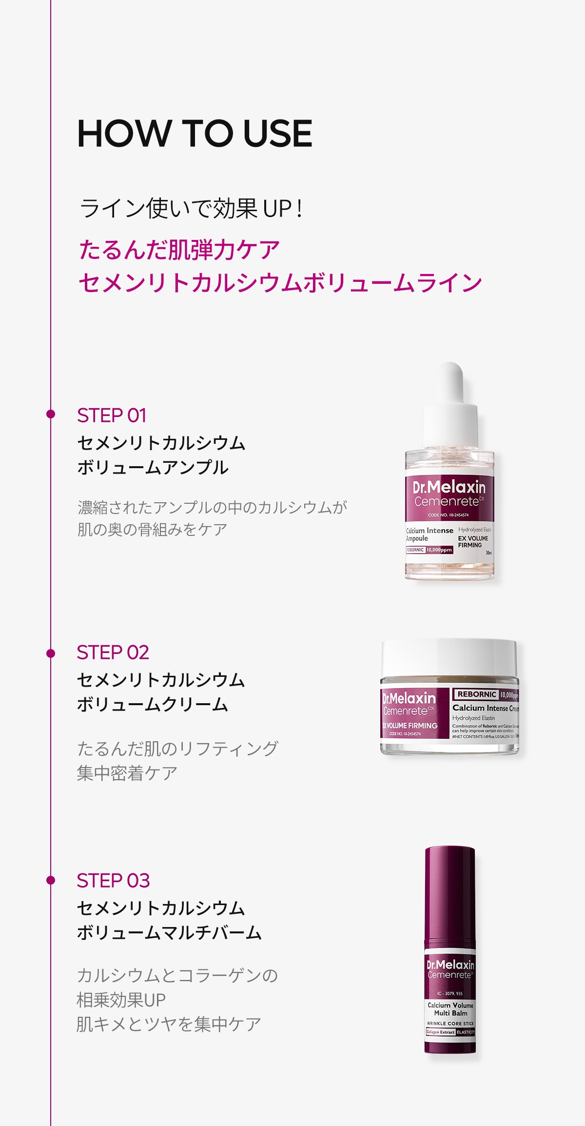 Dr.Melaxin セメンリト アンプル＆クリーム 試してみた】セメンリトカルシウムアンプル+セメンリト
